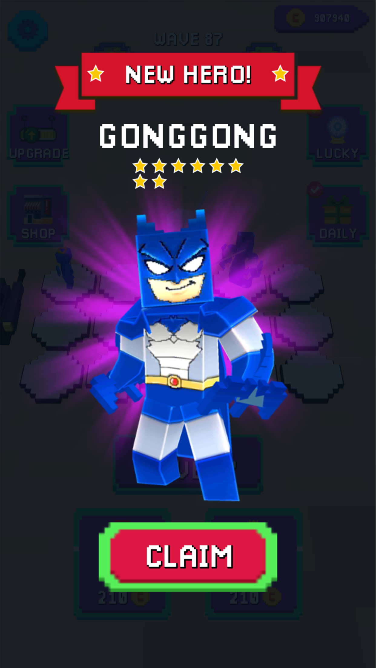 Superhero Craft: Merge Battle Game Screenshot