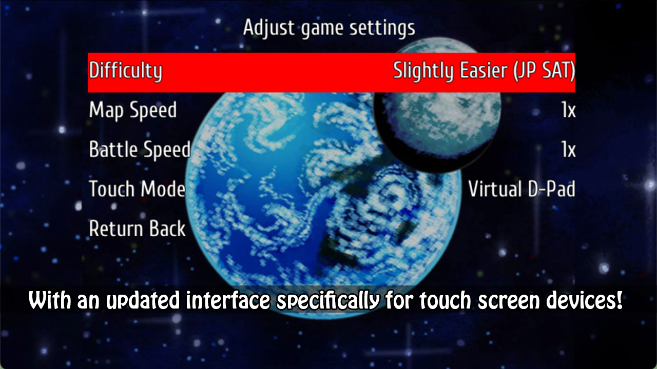 Lunar Silver Star Story Touch Game Screenshot