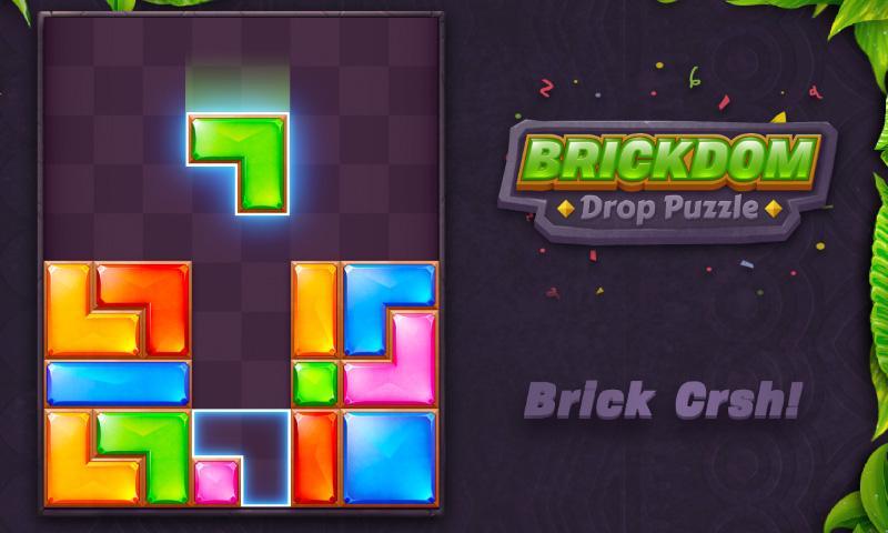Brickdom - Drop Puzzle Game Screenshot