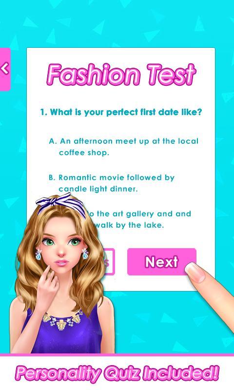 Fashion Daily - First Date Game Screenshot