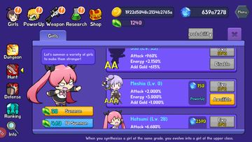 Weapon Girls Game Screenshot