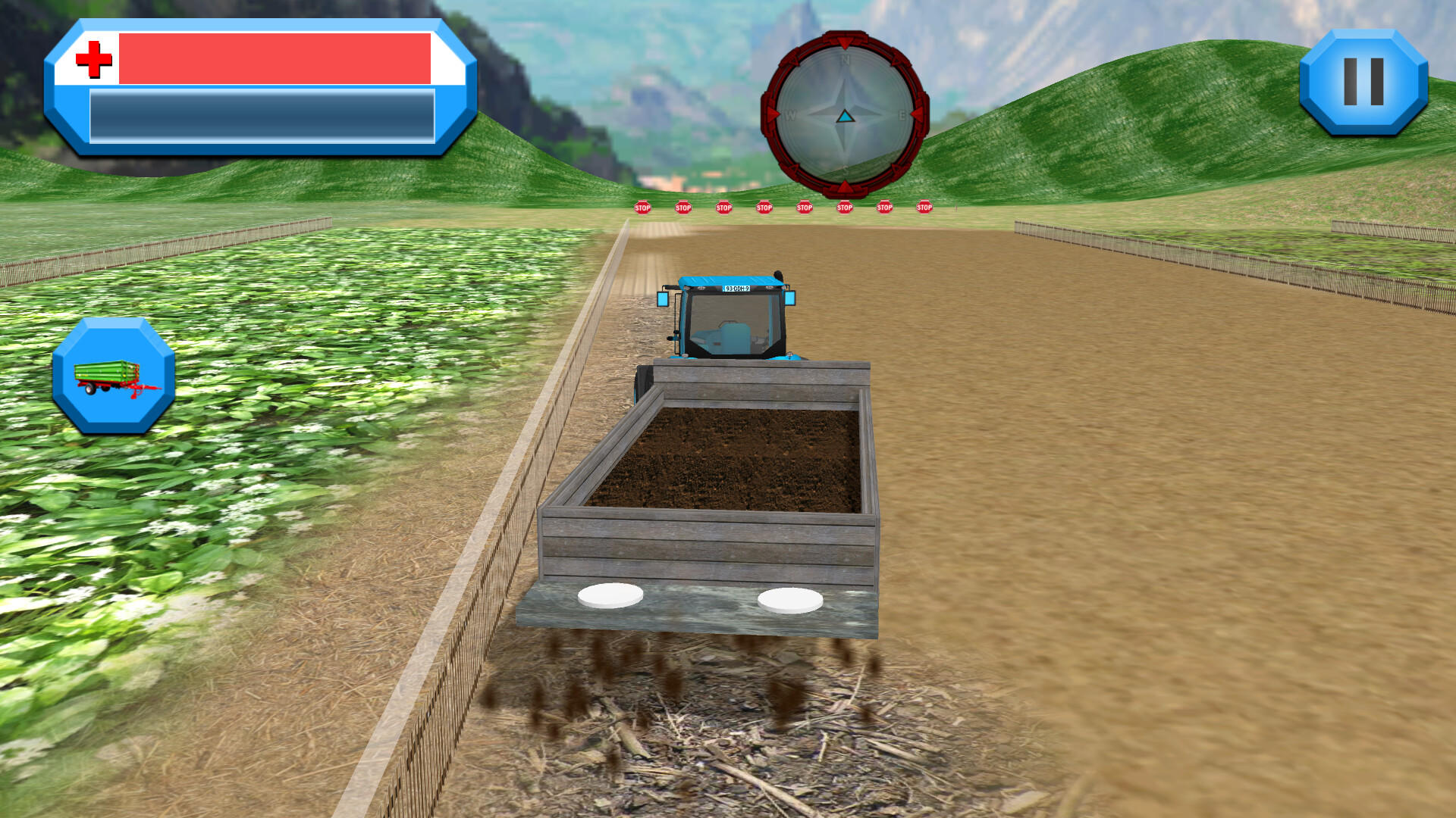 Agriculture Tractor Sim 게임 스크린 샷