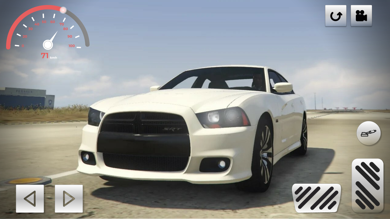 Captura de Tela do Jogo Charger Drag Master X Cars SRT