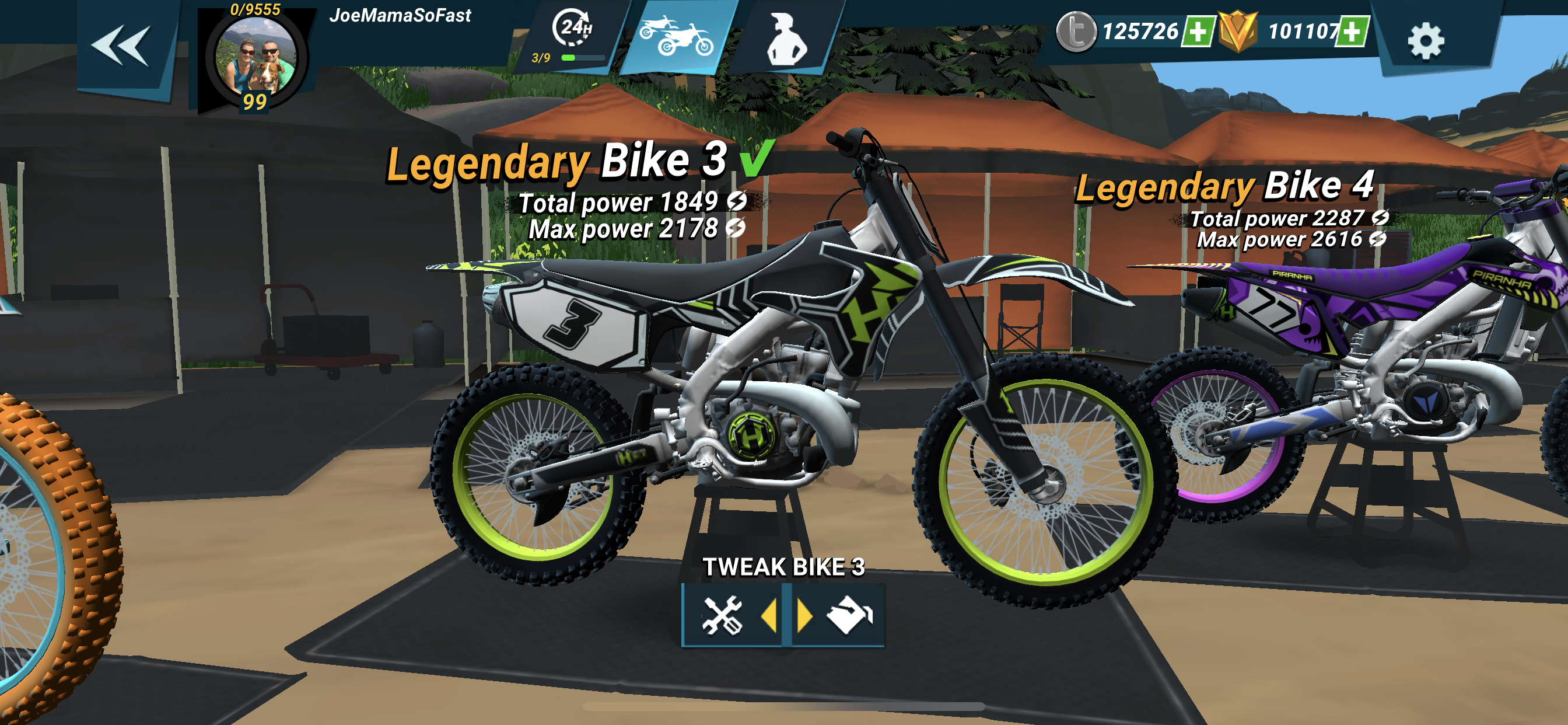 Скриншот игры Mad Skills Motocross 3