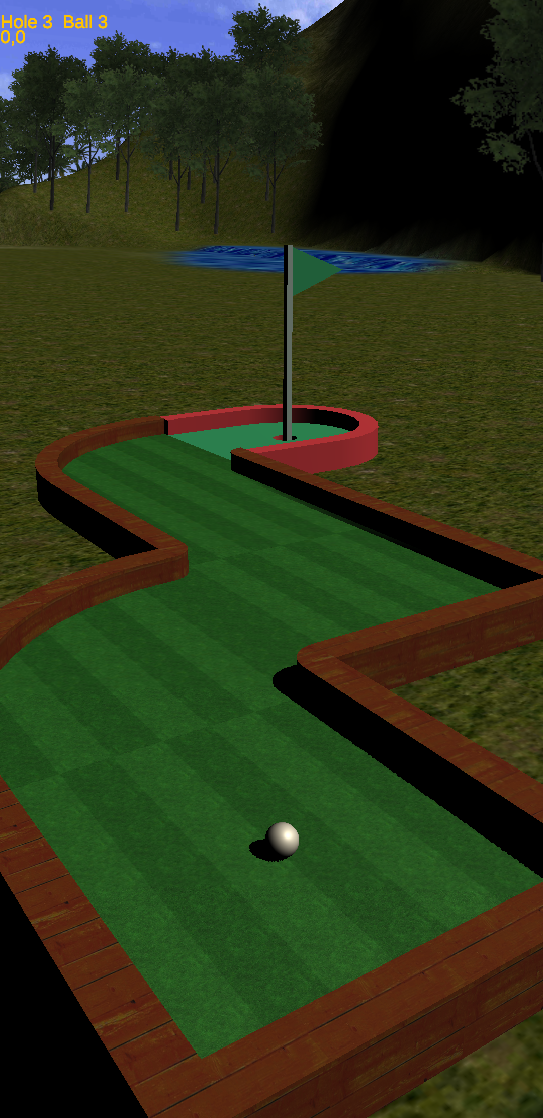Captura de Tela do Jogo Crazy Golf