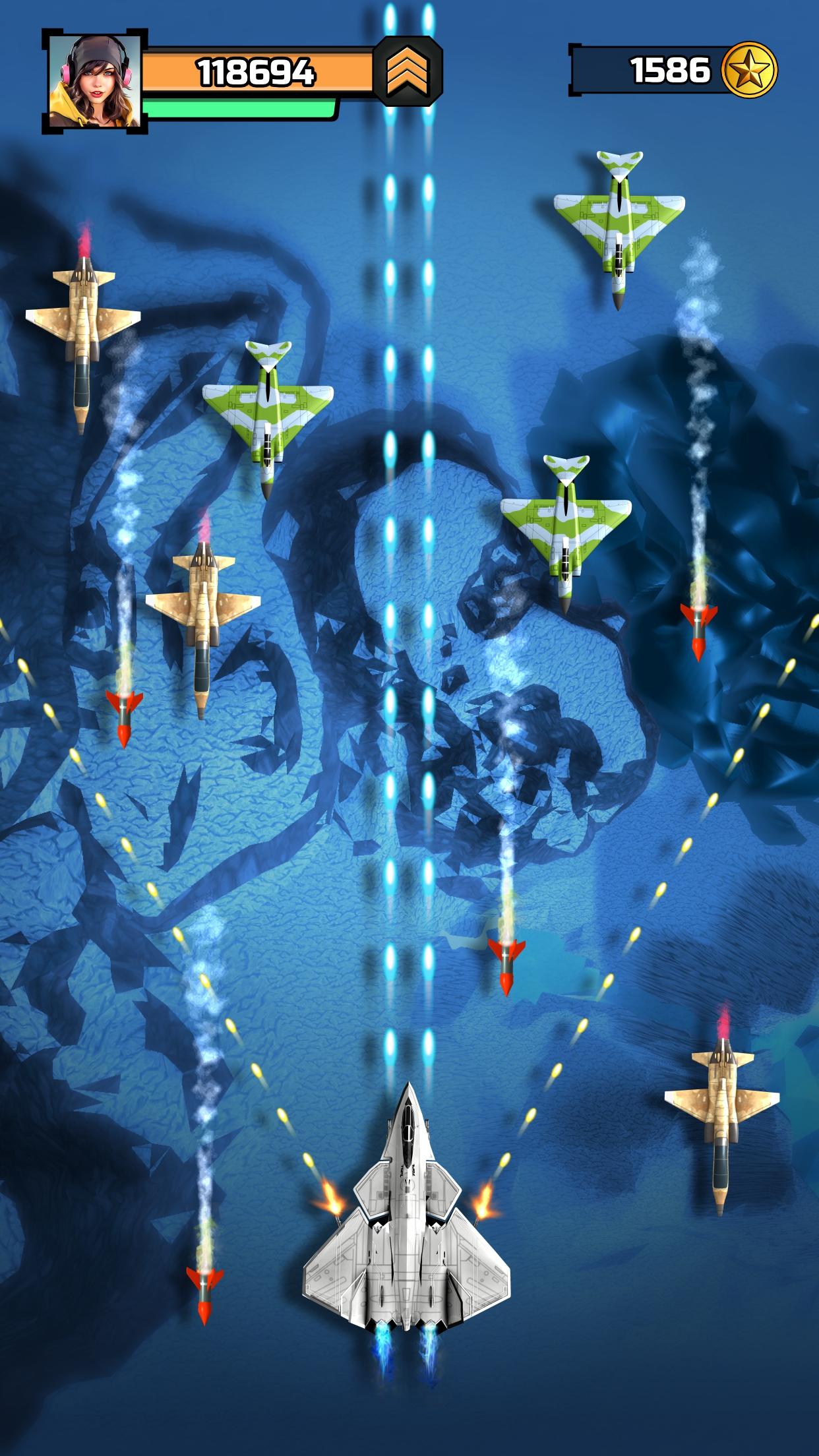 Sky War: Jet Combat Game Screenshot
