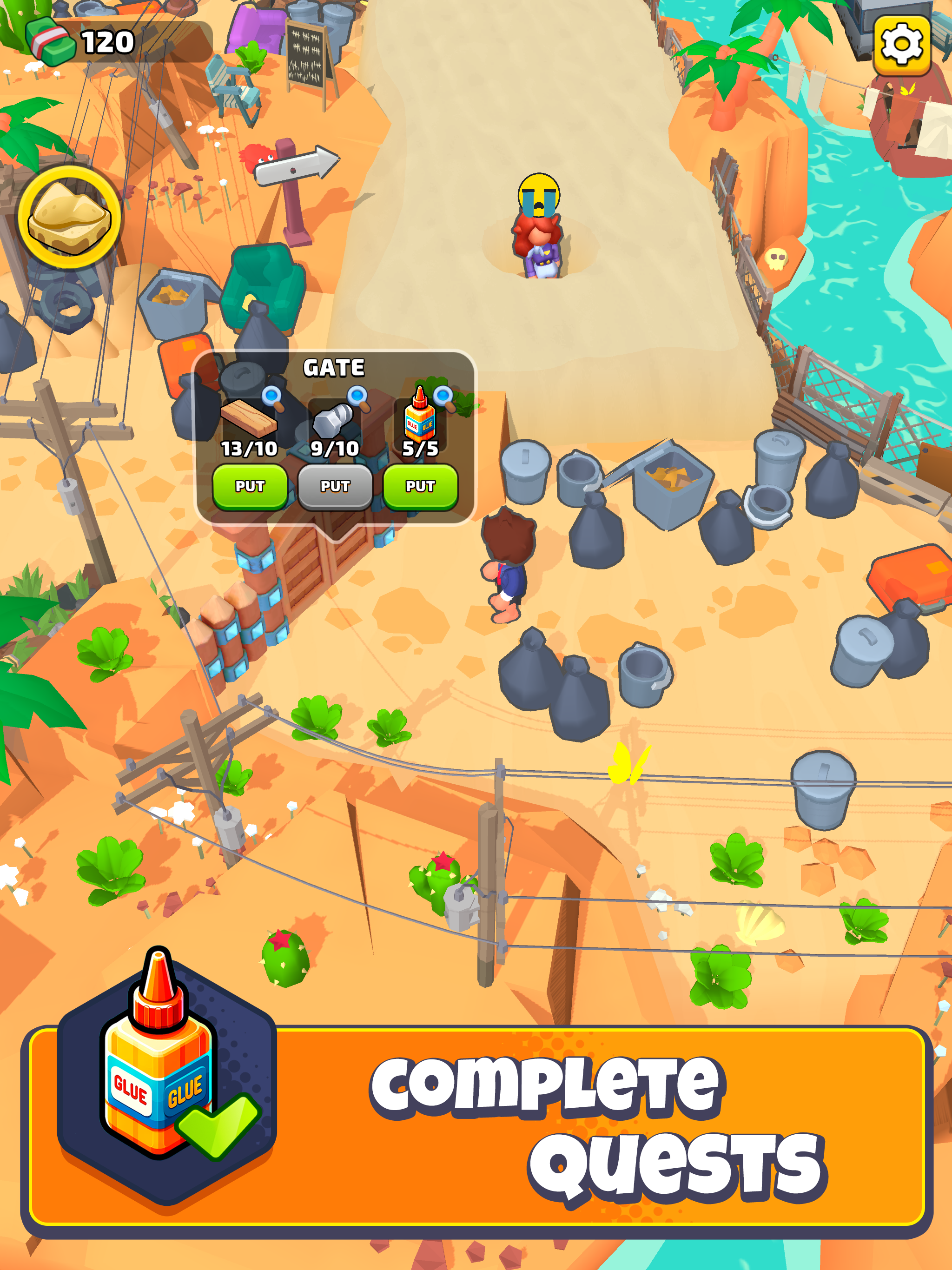 Clean n Craft Game Screenshot