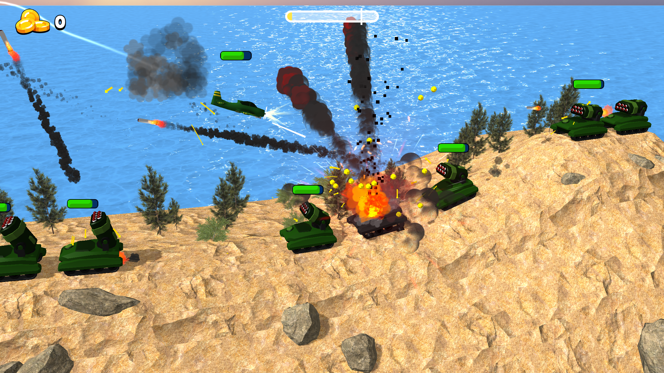 Screenshot 1 of Bomber Ace: WW2 war plane game 1.2.38
