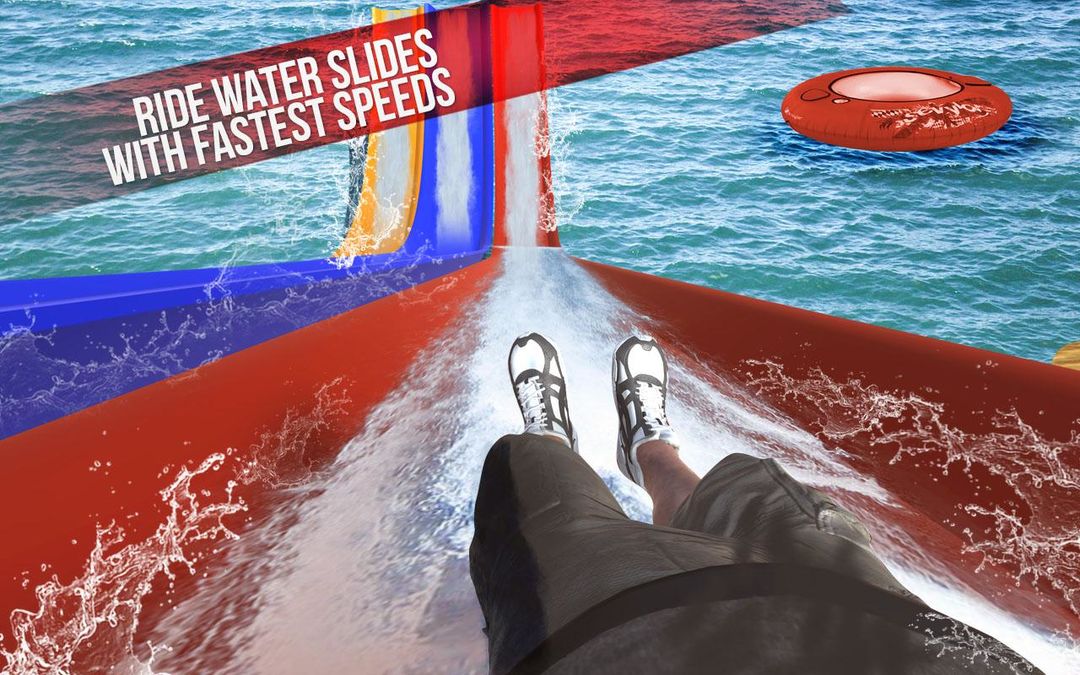 Screenshot of Sky Water Slide Flip Adventure Diving Stunts