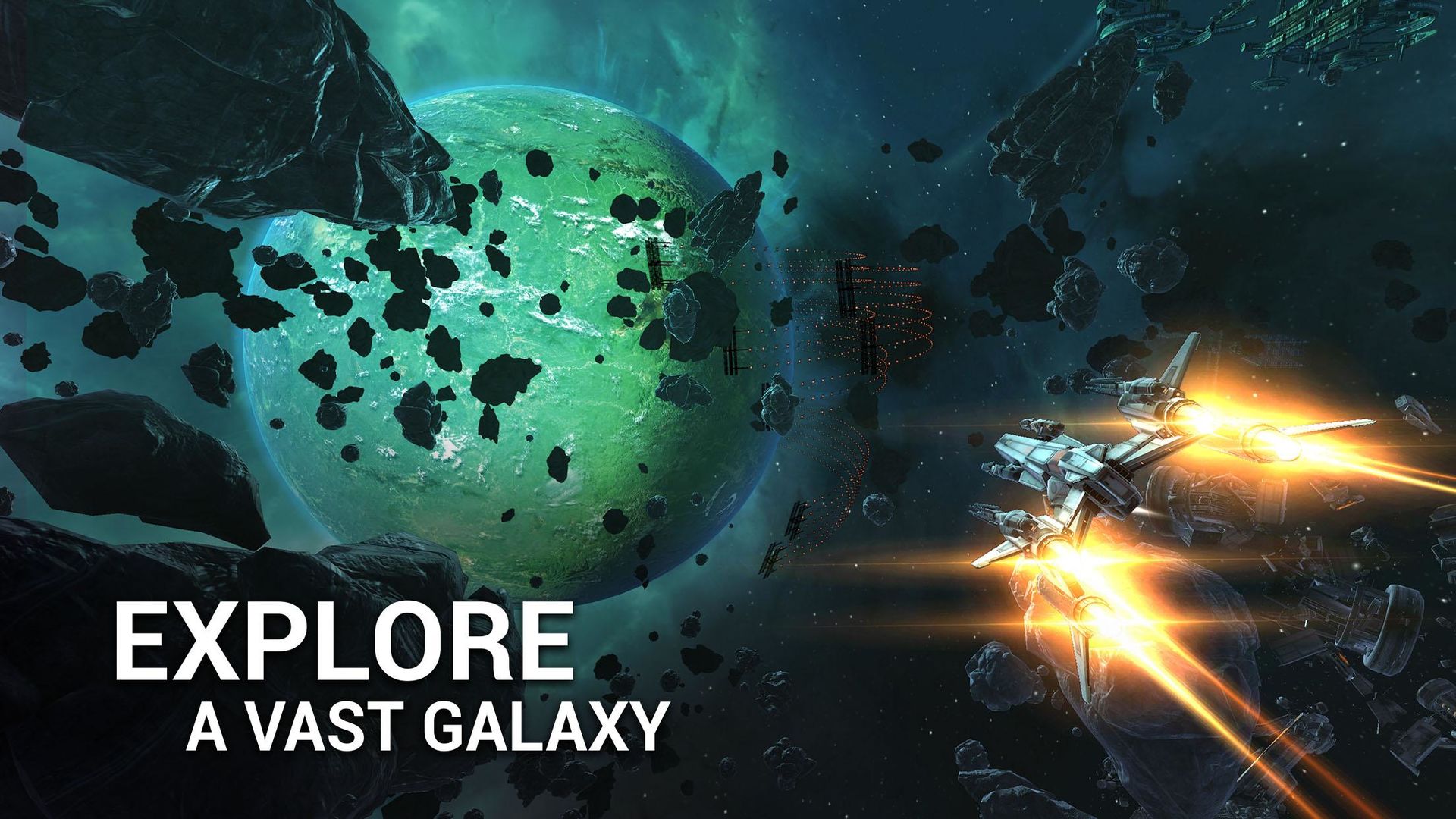 Screenshot of Galaxy on Fire 3