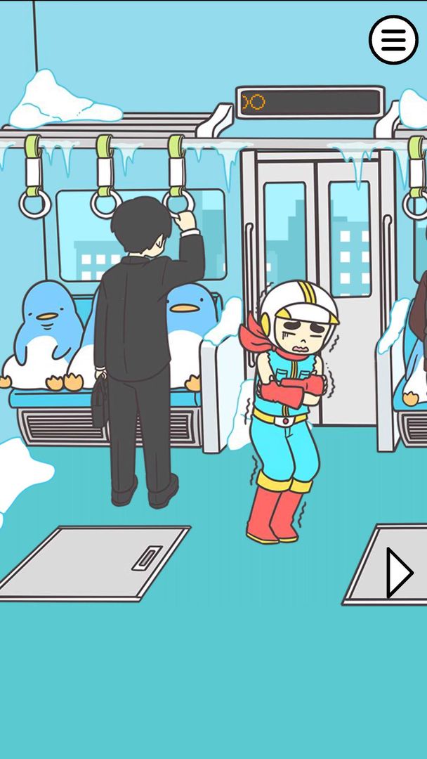 電車で絶対座るマン -脱出ゲーム ภาพหน้าจอเกม