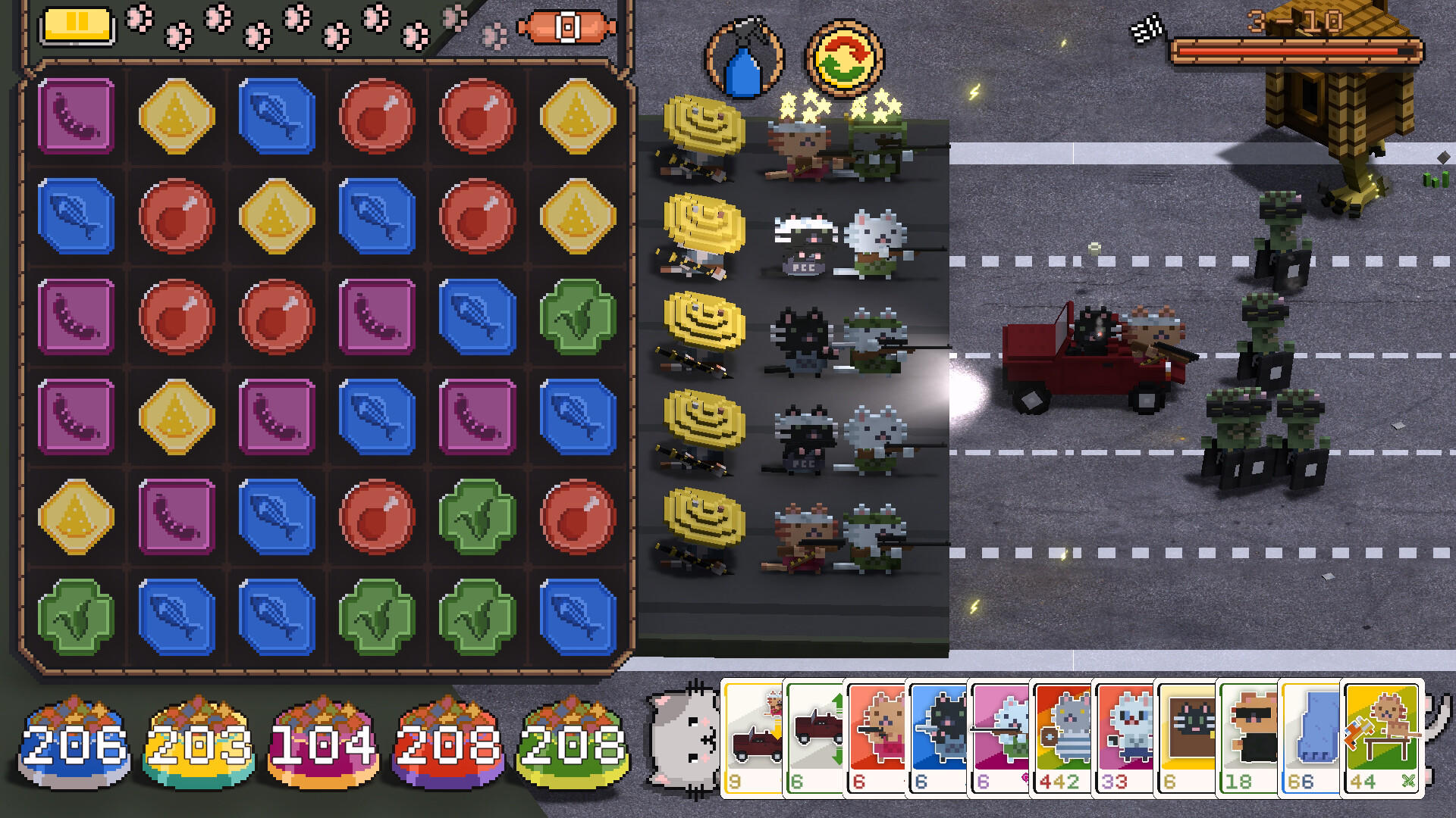 Cats on Duty Game Screenshot