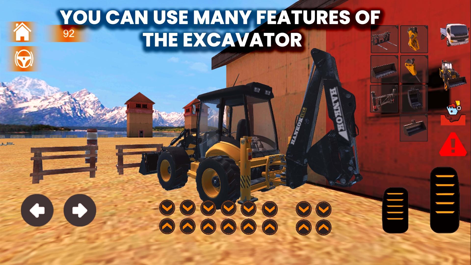 Backhoe Loader Dozer Games Game Screenshot
