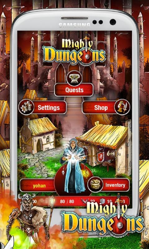 Screenshot of Mighty Dungeons