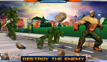 City Heroes 3D: Aliens War Game Screenshot