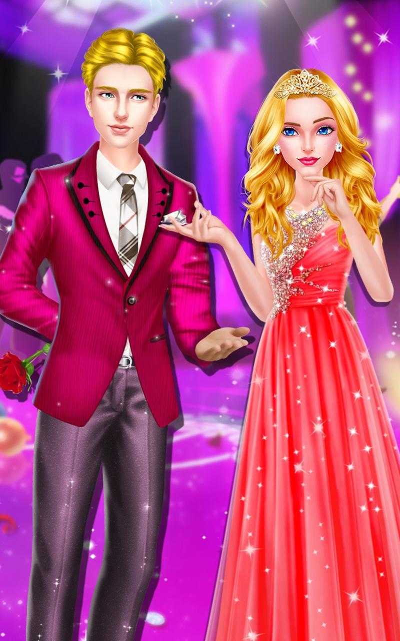 Cuplikan Layar Game High School PROM Night Salon