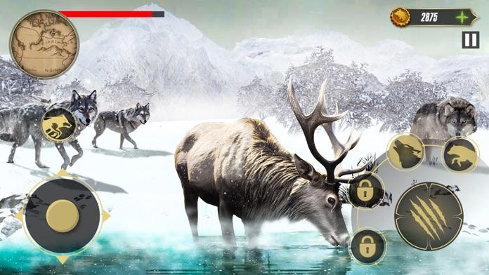 Скриншот игры Wolf Quest: The Wolf Simulator