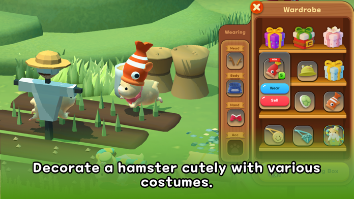 Hamster Village Game Screenshot