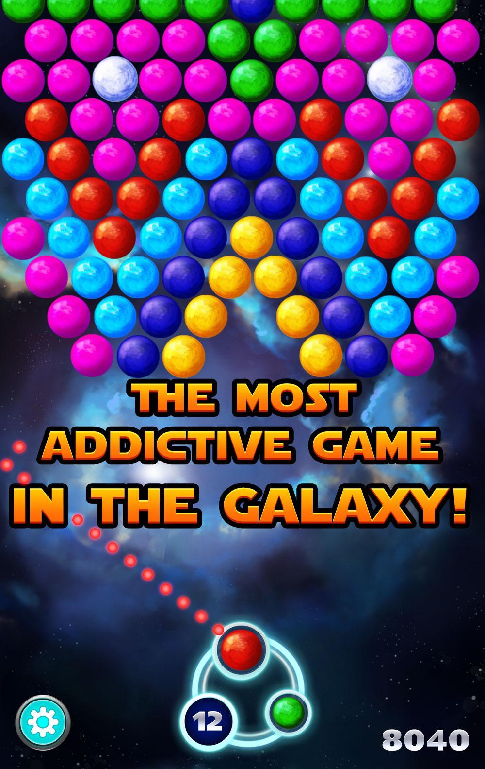 Bubble Shooter Cosmic ゲームのスクリーンショット