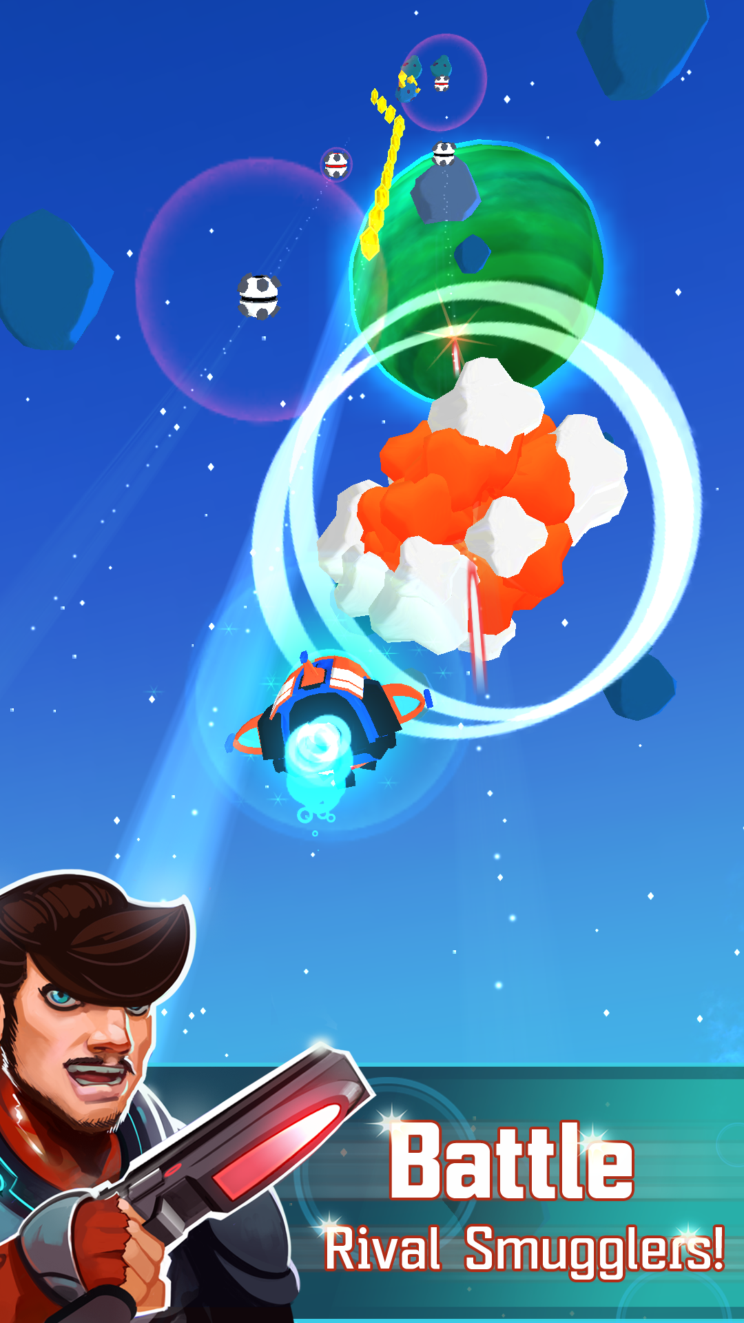 Galaxy Dash: Race to Outer Run 遊戲截圖