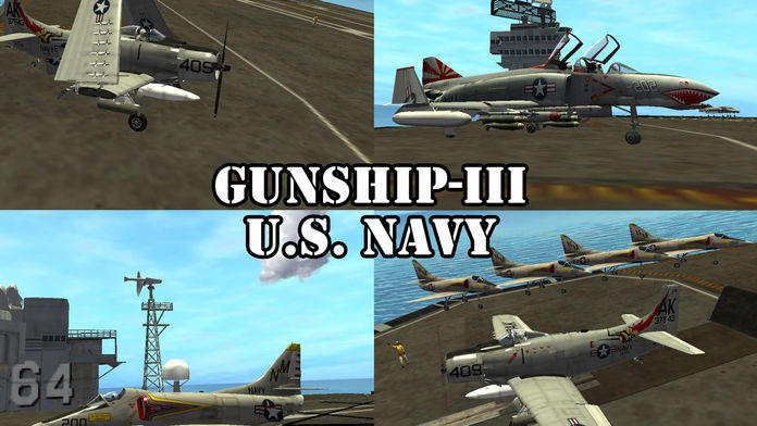 Gunship III - Combat Flight Simulator - U.S. Navy 게임 스크린샷