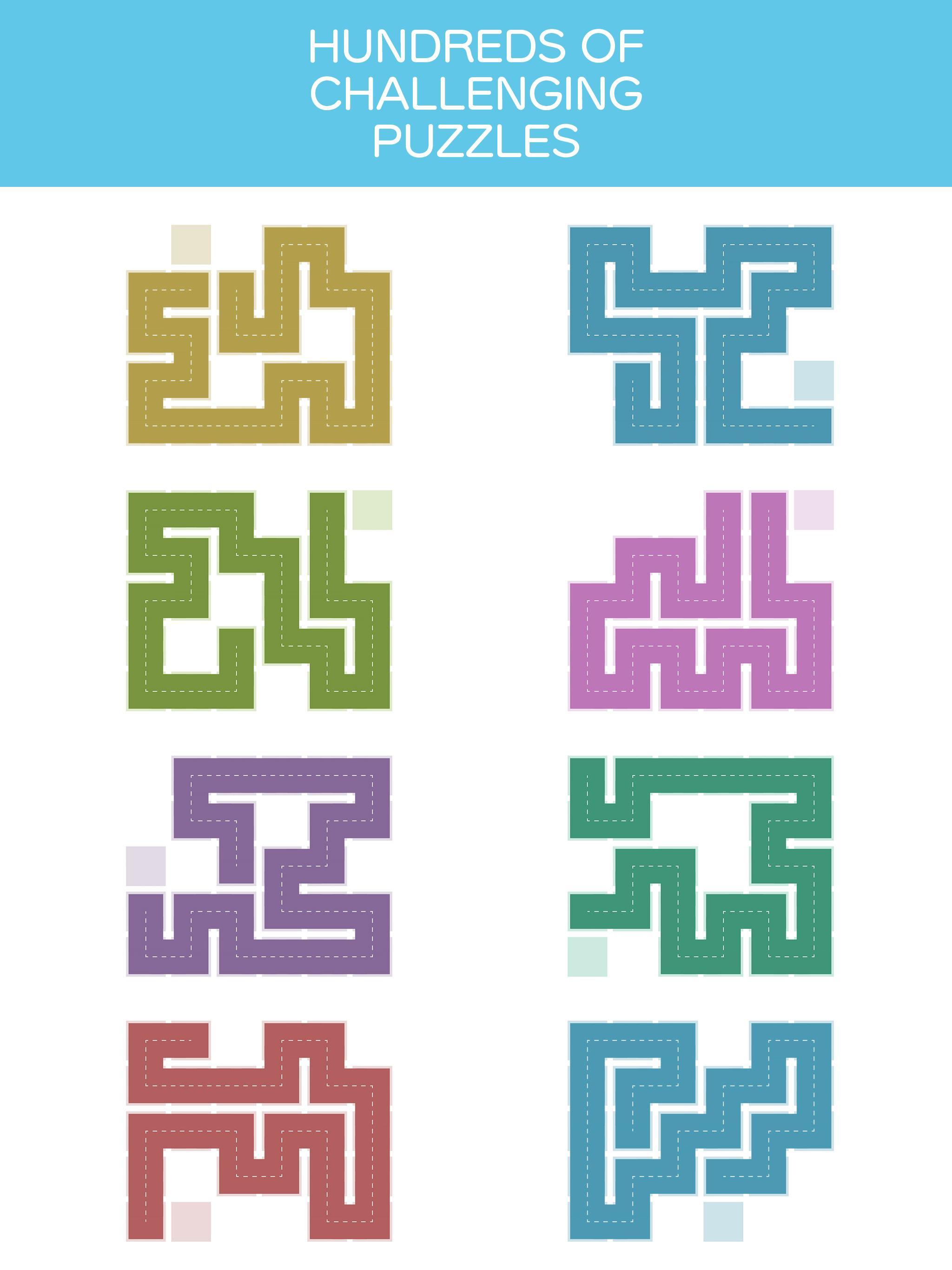 益智一筆畫解謎 Fill 遊戲截圖