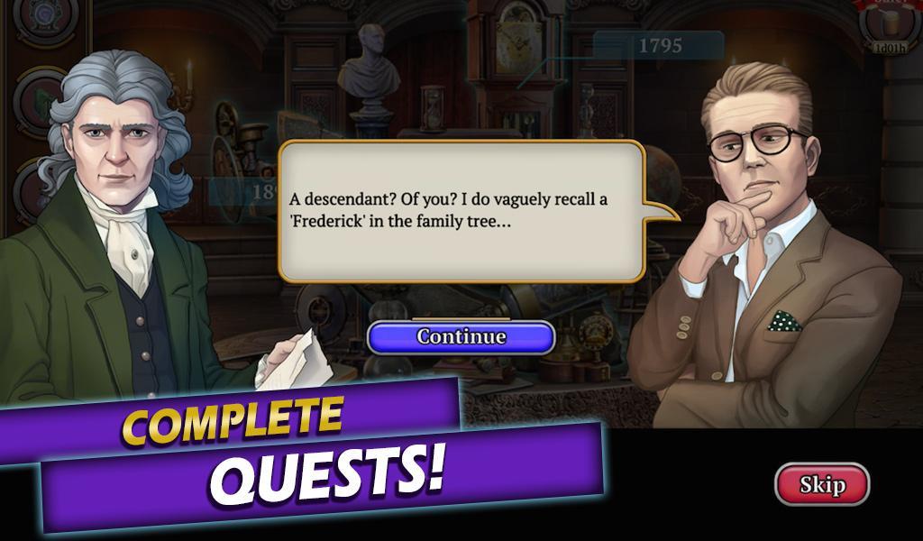 Time Crimes: Hidden Objects Game Screenshot