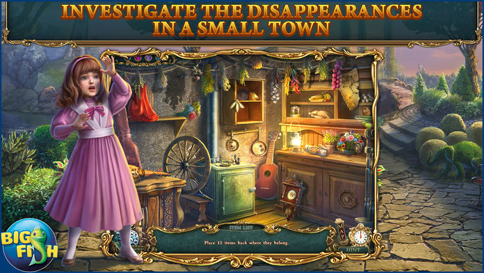 Screenshot of Haunted Legends: The Stone Guest - A Hidden Objects Detective Game (Full)