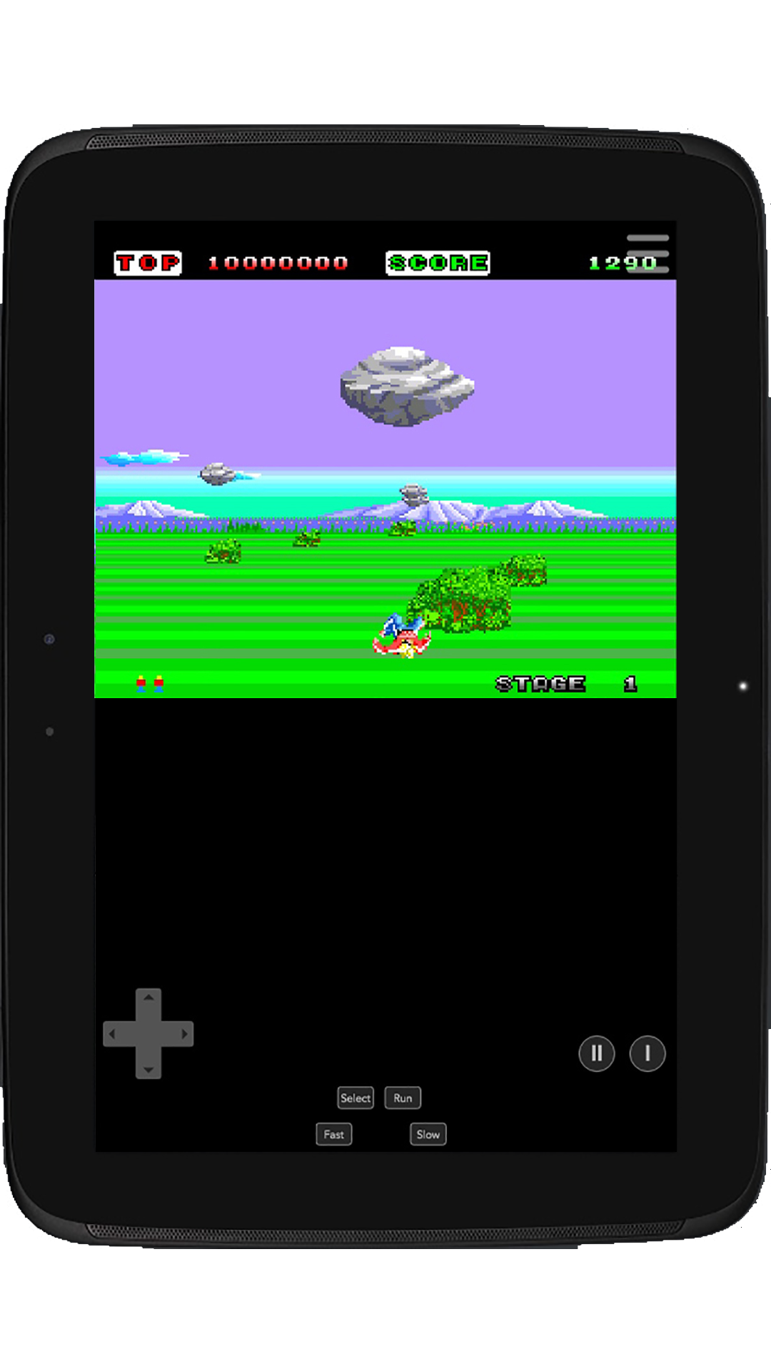 Space Harrier PCE Game Screenshot