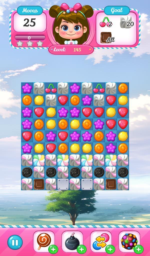 Candy Planet-Match 3 Puzzle ภาพหน้าจอเกม
