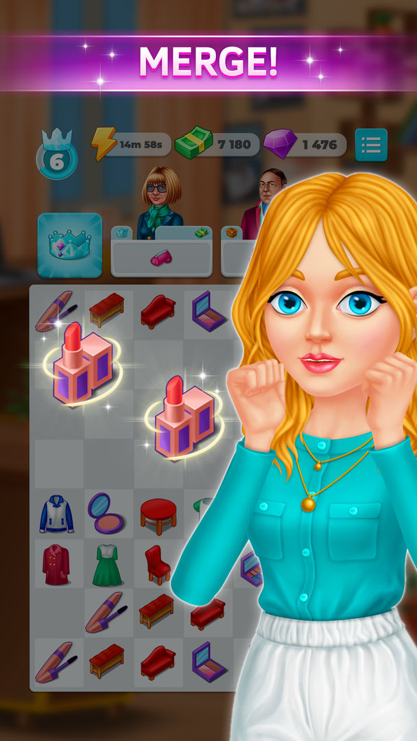 Makeover Merge screenshot game