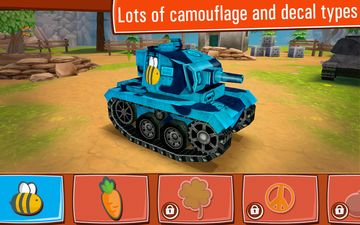 Toon Wars: Awesome Tank Game ภาพหน้าจอเกม