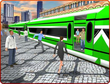 Скриншот игры Impossible Bullet Train Drive : Subway On Rails 3D