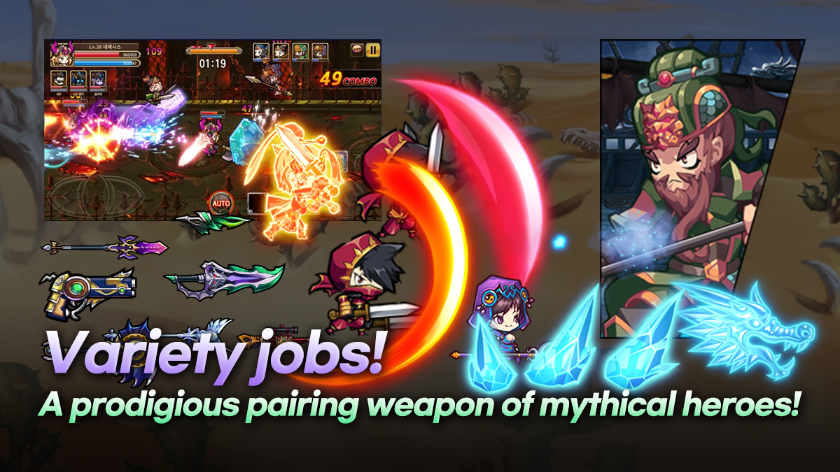 Screenshot of Heroes: The Rising Saga