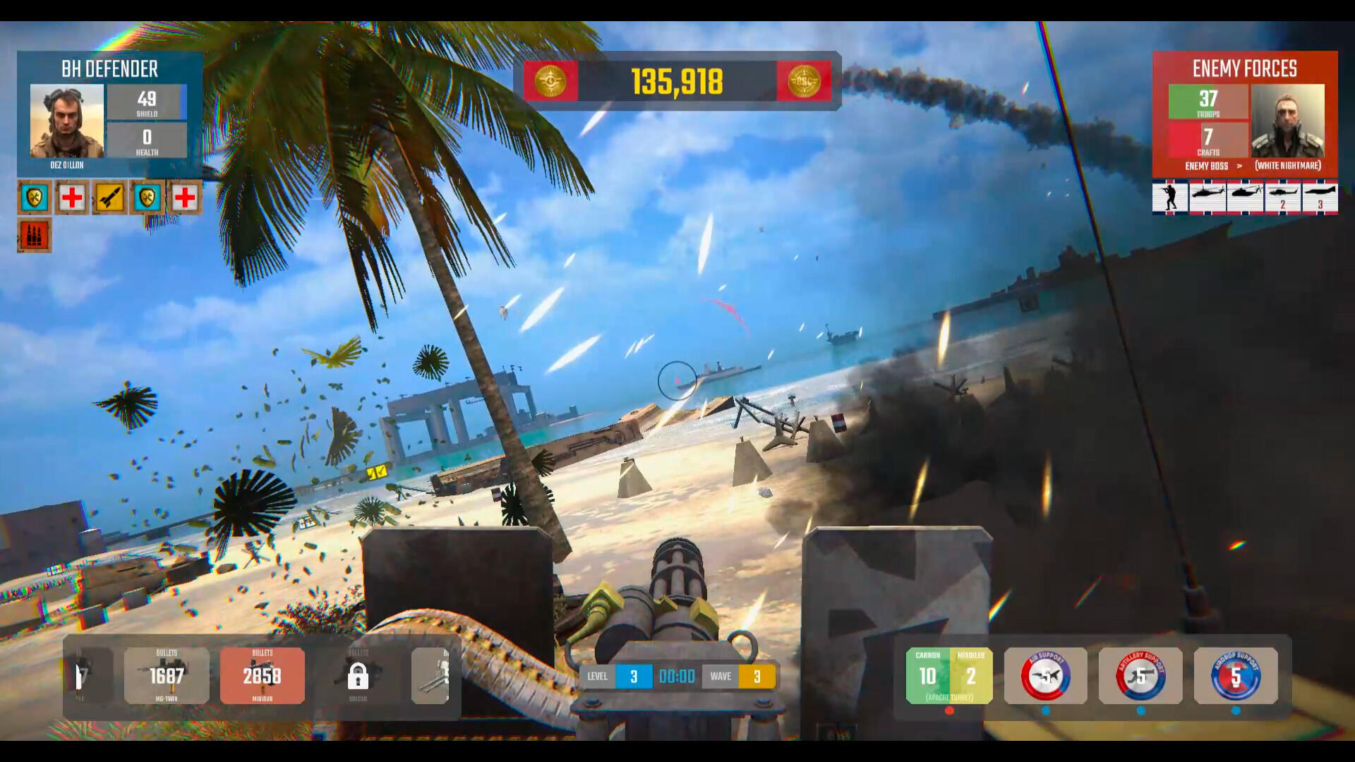 Screenshot of BeachHead