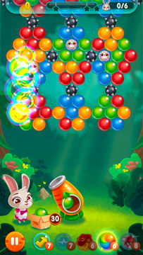 Bunny Pop Game Screenshot