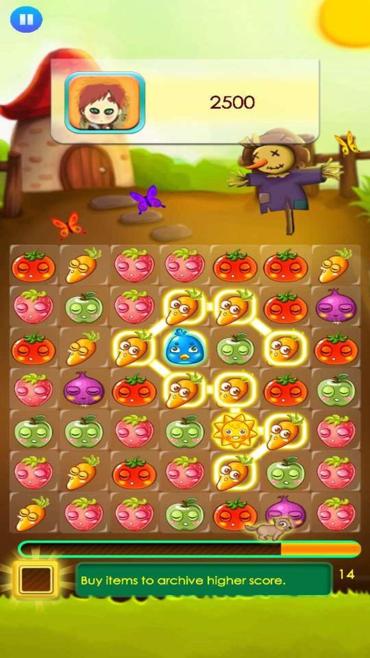 Screenshot of Farm Heroes: Puzzle Adventure