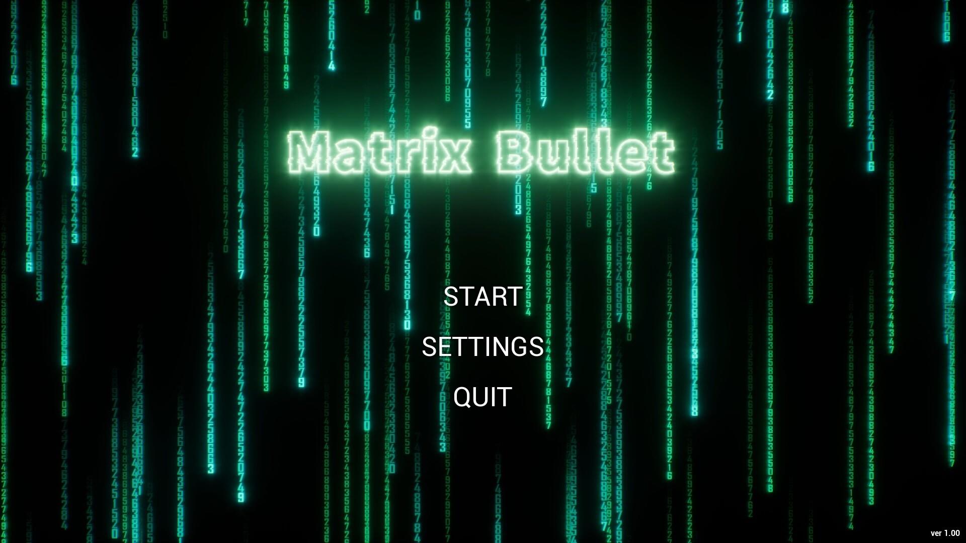 Matrix Bullet 게임 스크린 샷