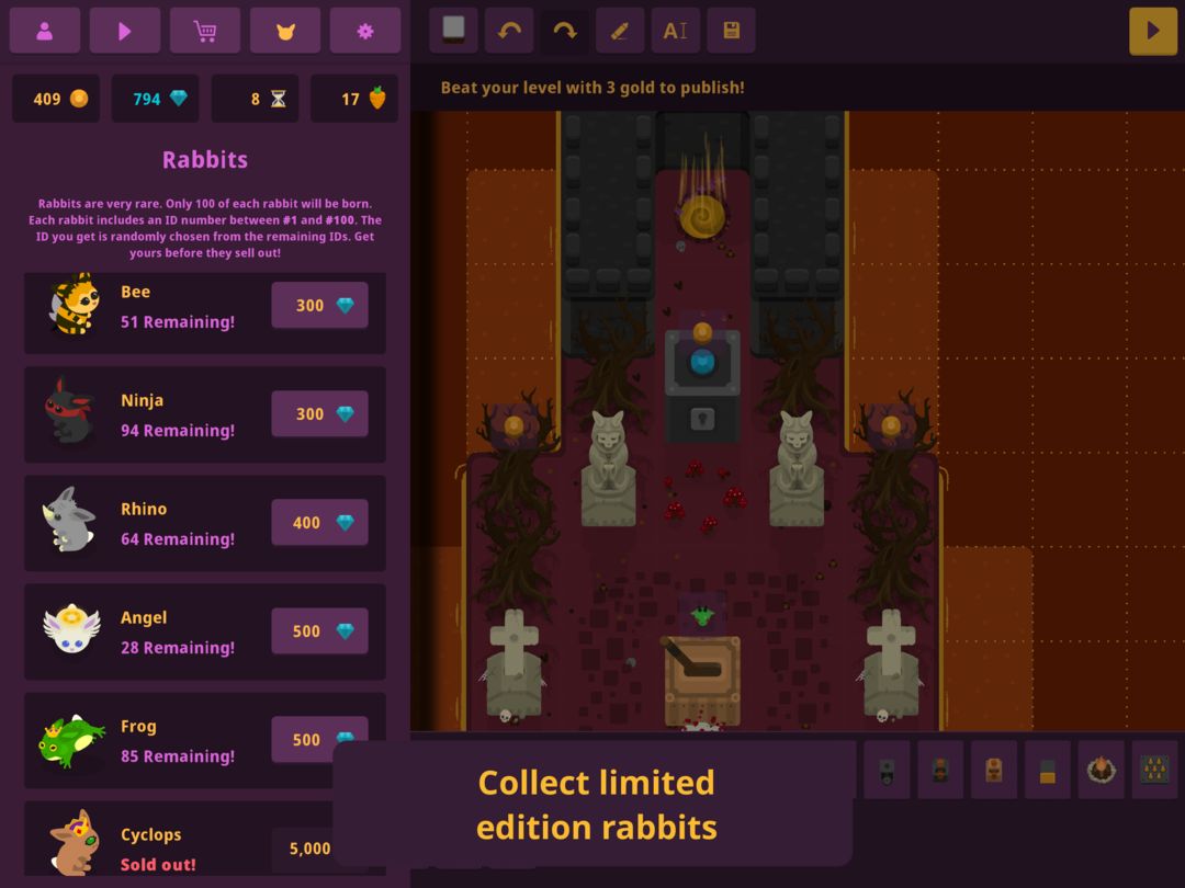 King Rabbit - Puzzle ภาพหน้าจอเกม