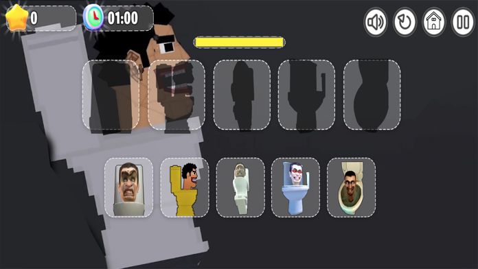 Skibidi Toilet Boss Puzzle Game Screenshot