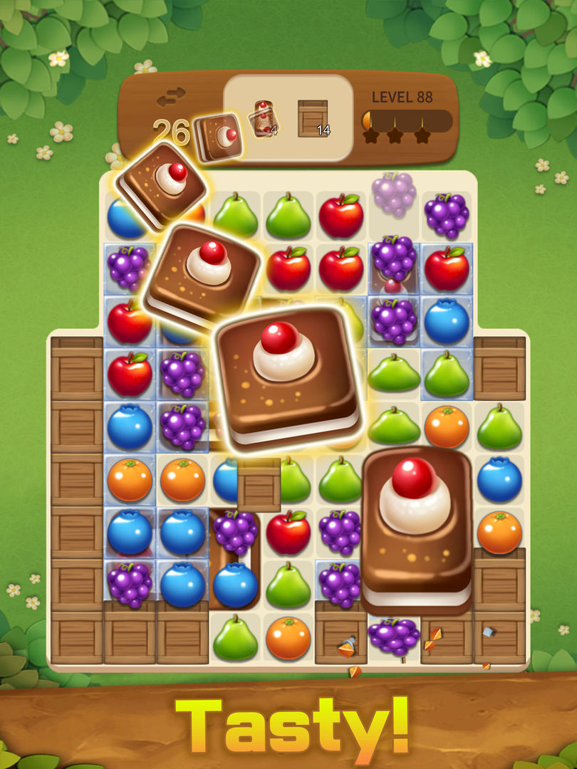 水果魔法：甜蜜拼圖匹配遊戲截圖