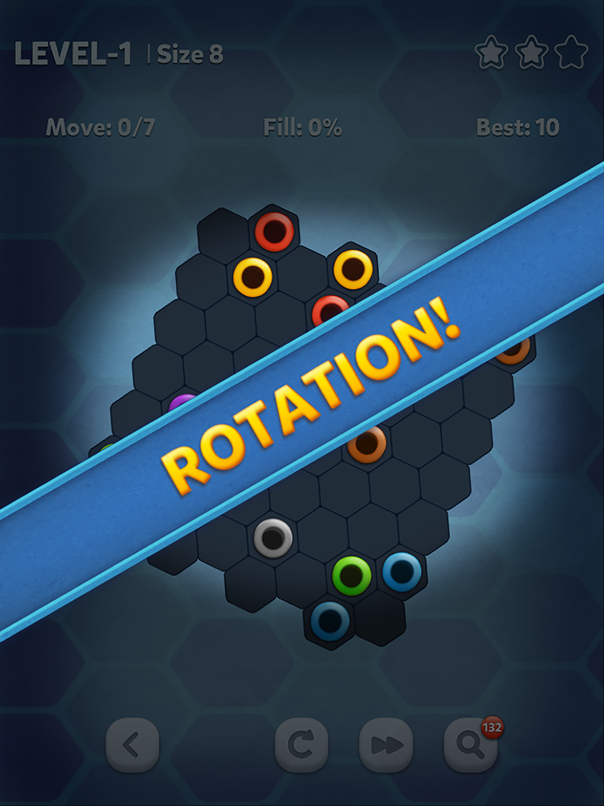 Pipe Lines : Hexa Game Screenshot