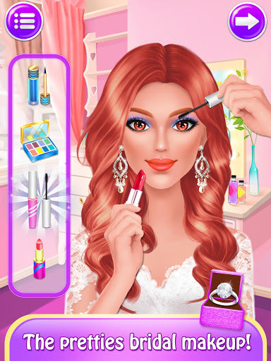 Wedding Makeup: Salon Games 게임 스크린 샷
