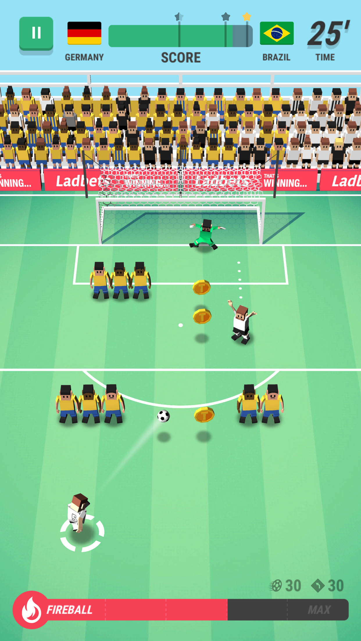 Screenshot 1 of Tiny Striker: World Football 