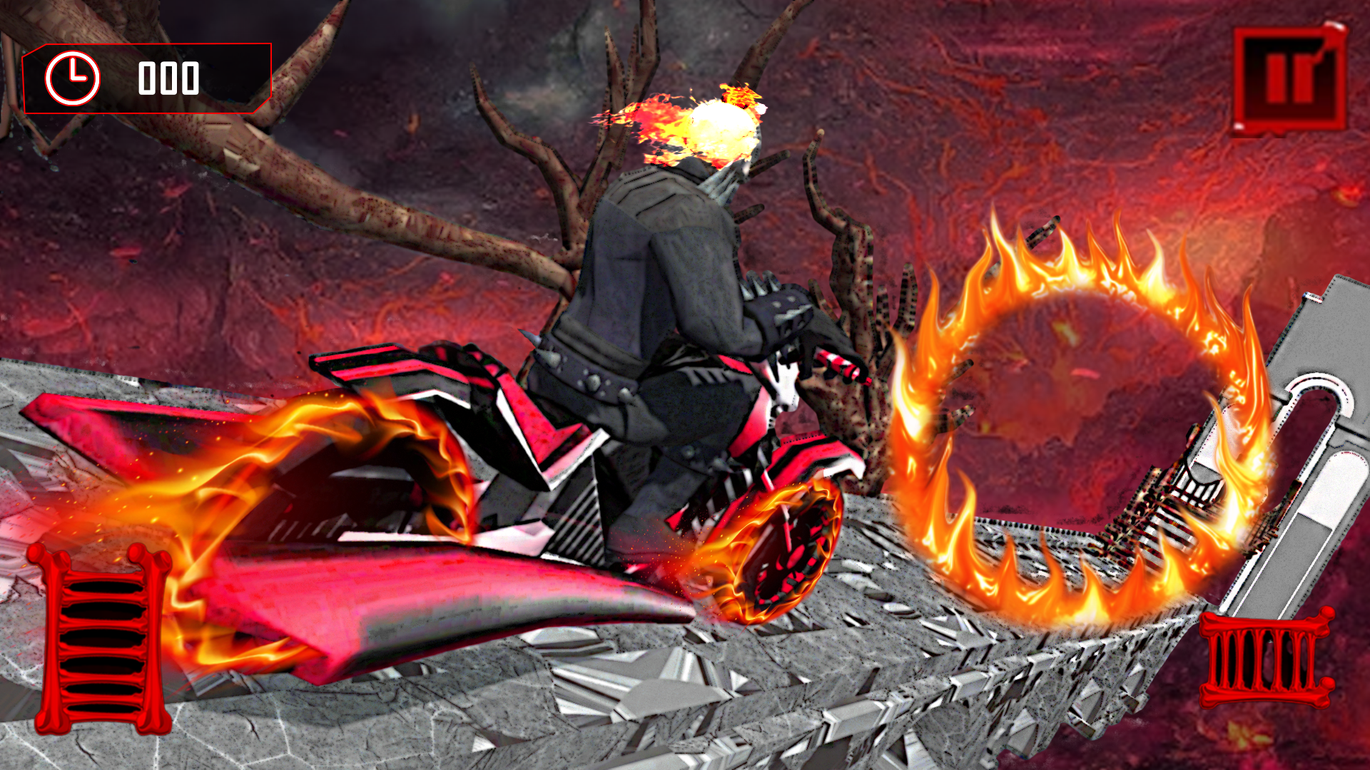 Real Ghost Bike Rider Games 3D ゲームのスクリーンショット