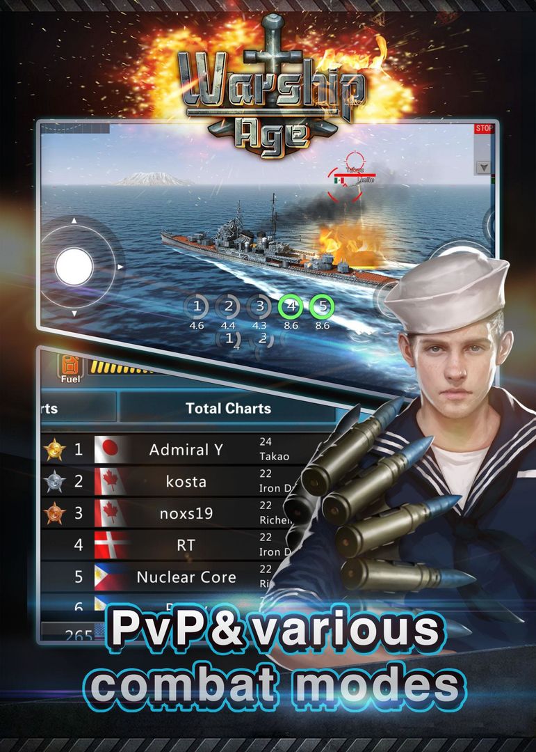Warship Age screenshot game