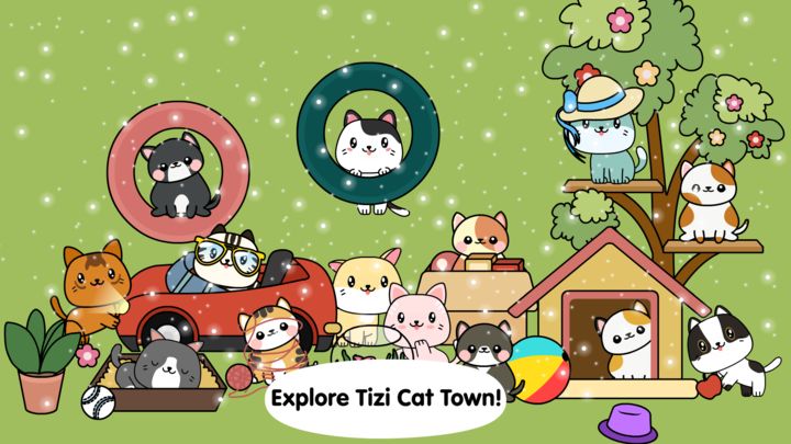 Screenshot 1 of My Cat Town - Tizi Pet Games 2.3.1