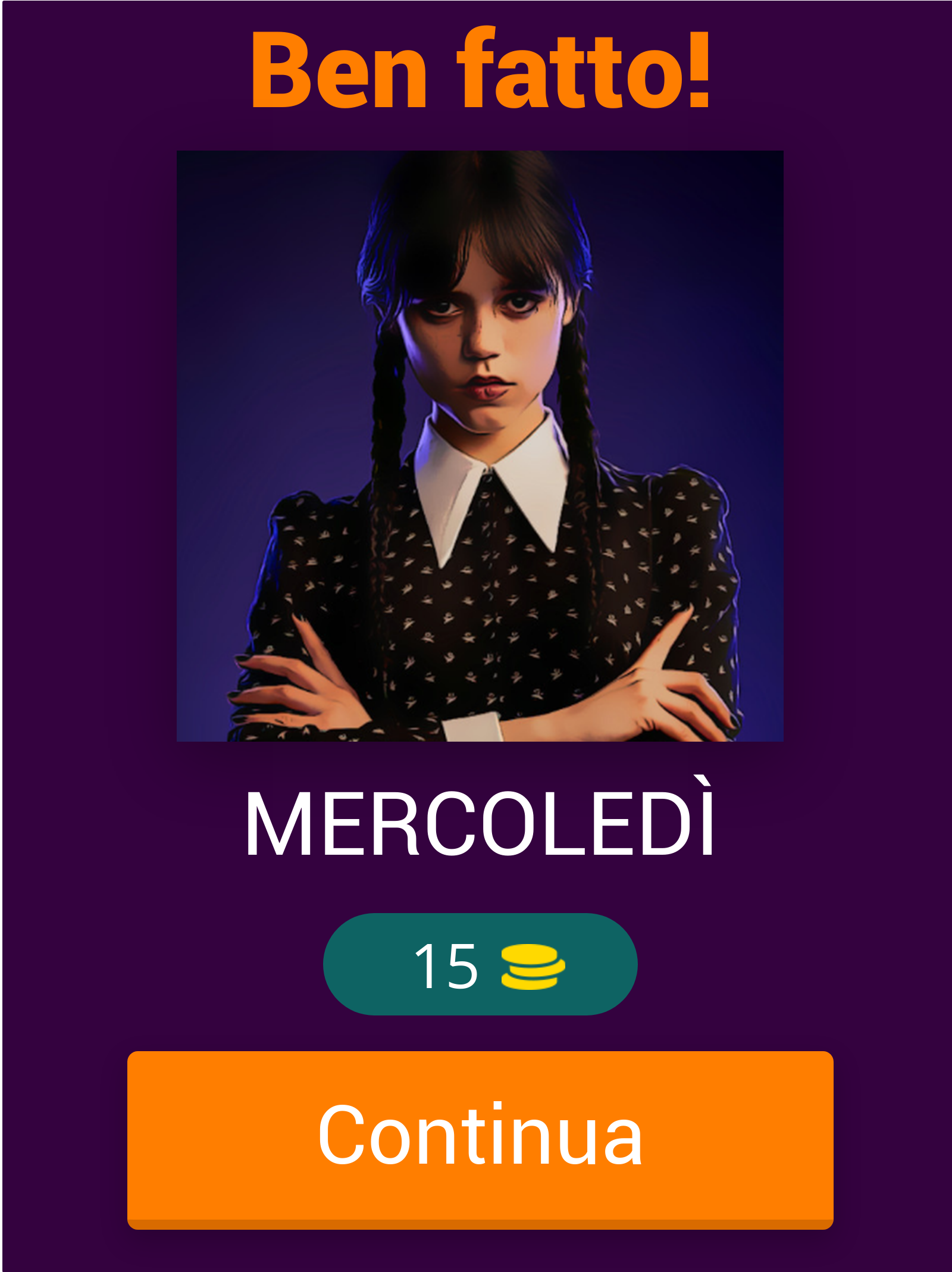 Screenshot of MERCOLEDÌ ADDAMS