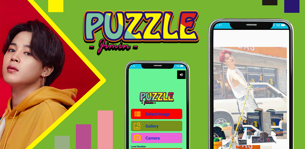 Jimin Game Puzzle Jigsaw ゲームのスクリーンショット