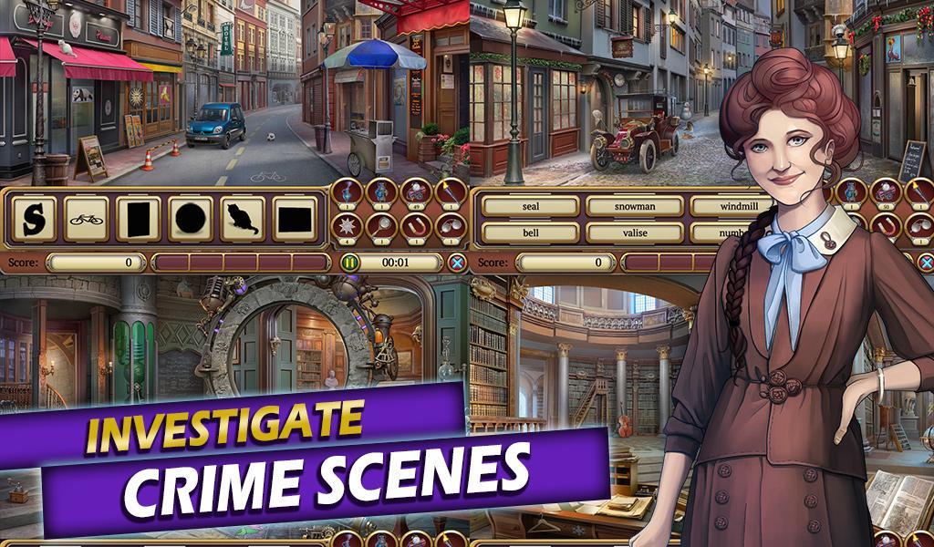 Time Crimes Case: Free Hidden Object Mystery Gameのキャプチャ